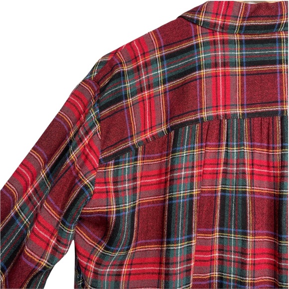 Madewell Central Tartan Plaid Wool Button Down Shirt - Picture 11 of 15
